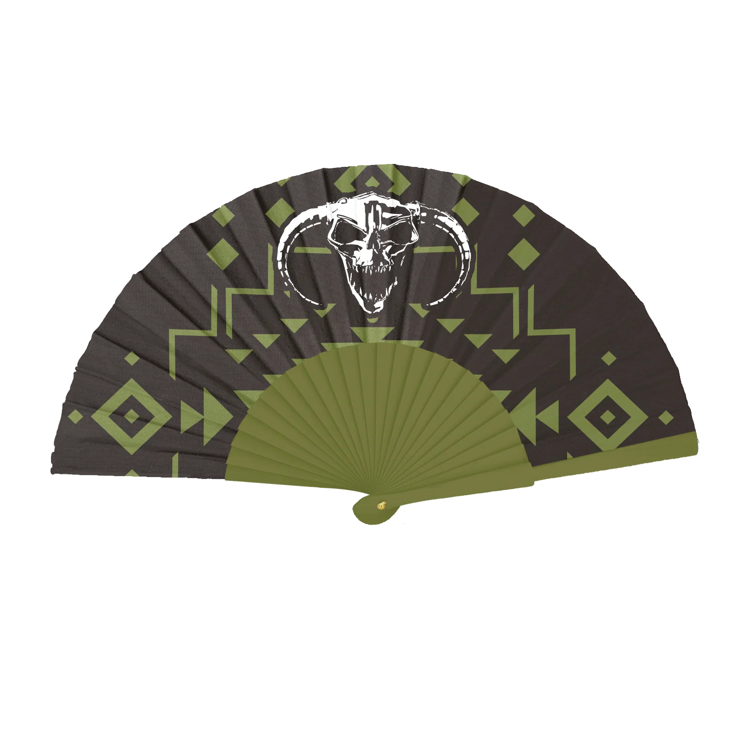 MOH Olive green Handfan